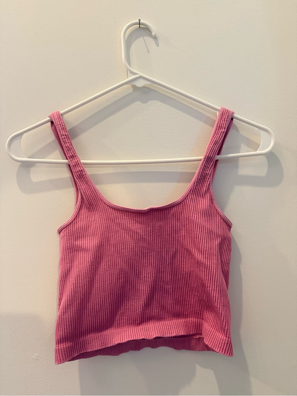 Nikibiki Ribbed Tank in Dusty Rose